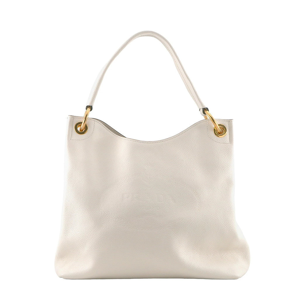 Prada Hobo Bag Leather White